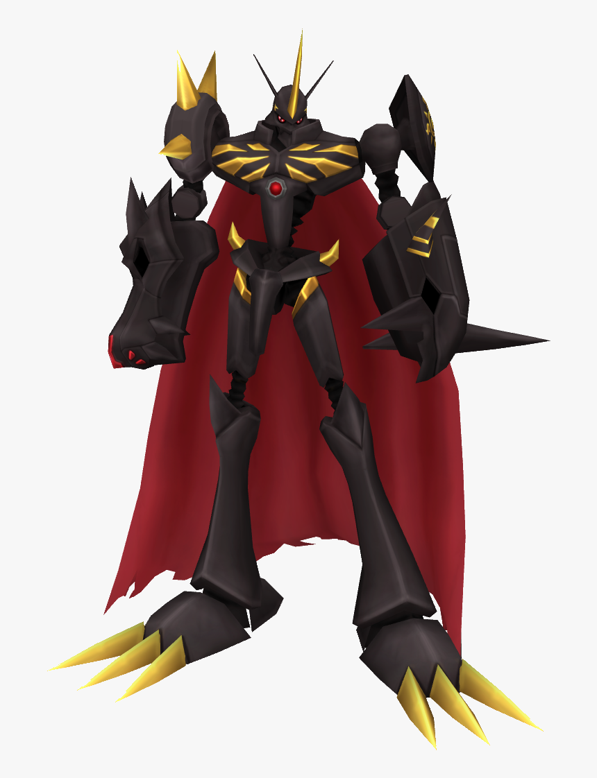 Omnimon Zwart - Action Figure, HD Png Download