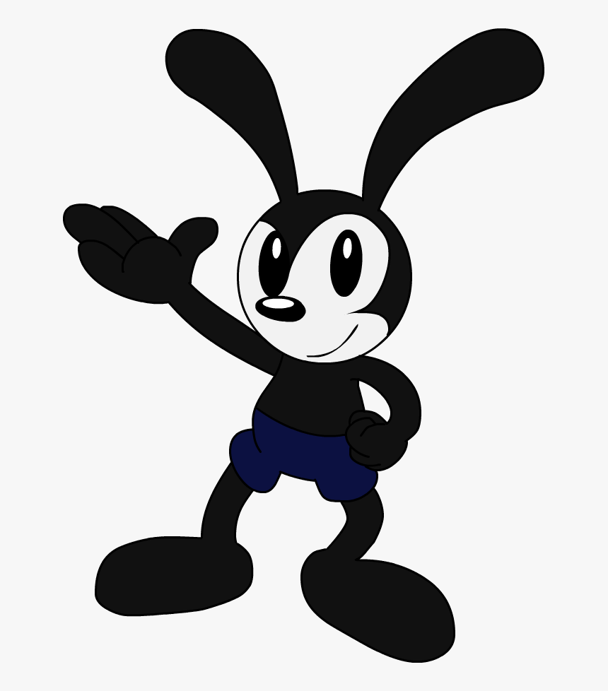 Transparent Rabbit Cartoon Png - Oswald The Lucky Rabbit At 90, Png Download