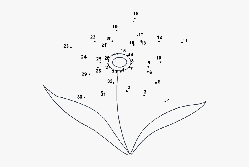 Daffodil Dot To Dot, HD Png Download