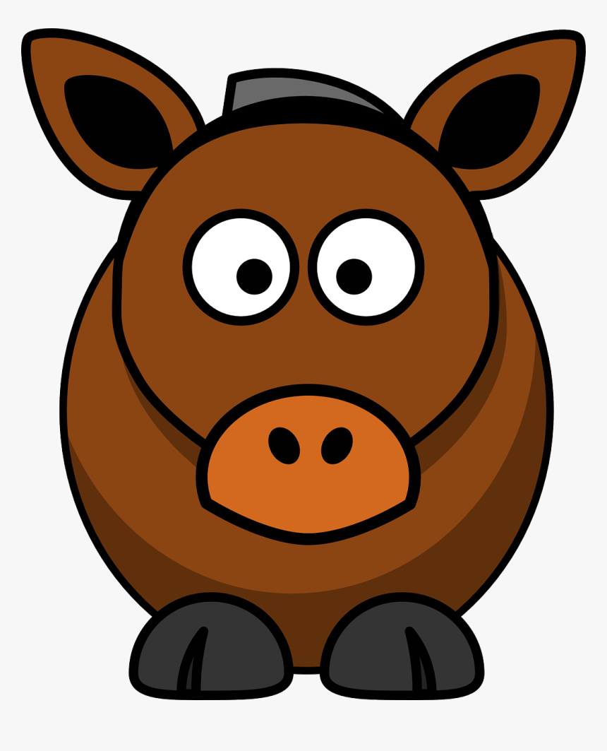 Cartoon Donkey Hi Clipart, HD Png Download