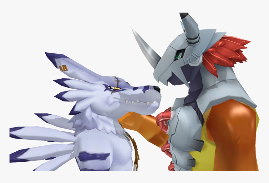 Wargreymonxweregarurumon - Wargreymon And Weregarurumon Gay, HD Png Download