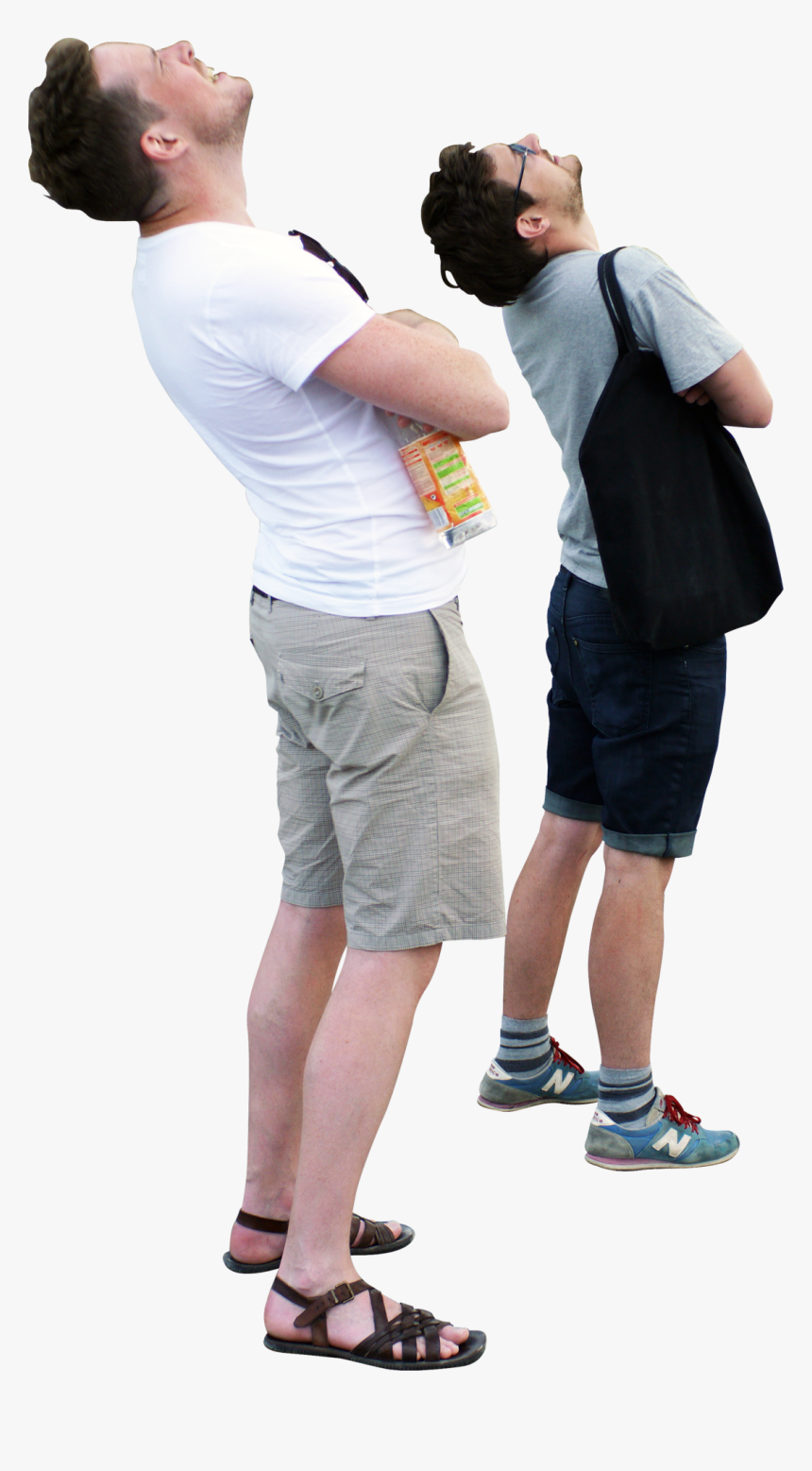 People Look Up Png, Transparent Png