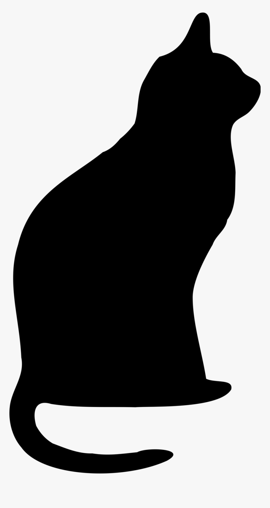 Black Cat Clipart Transparent Cats Stunning Free Png - Cat Clip Art Black, Png Download
