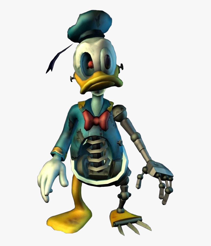 Animatronic Donald - Epic Mickey Donald Duck, HD Png Download