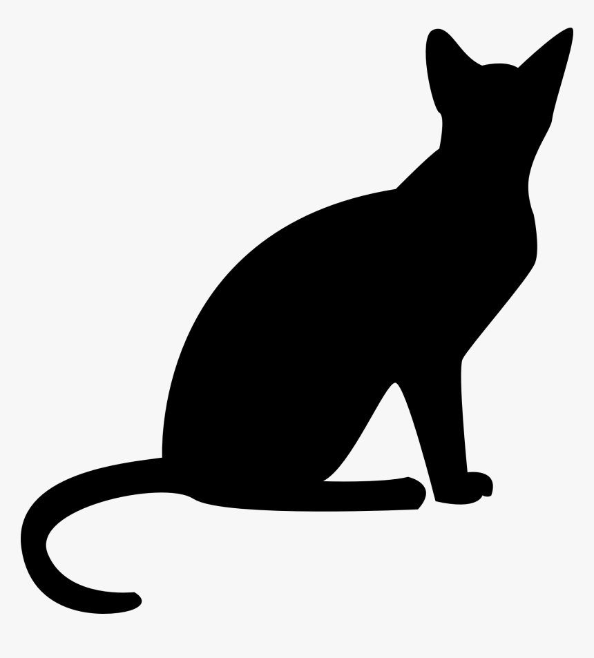 Cute Cat Free Stock Vector - Cat, HD Png Download