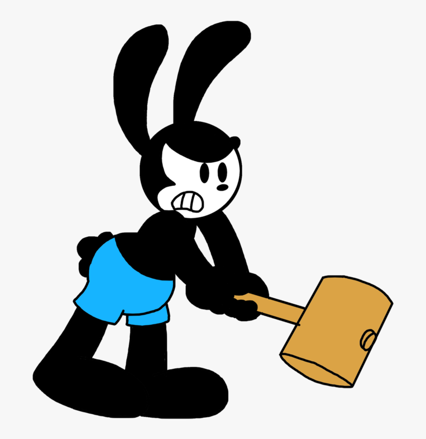 Oswald The Lucky Rabbit Clipart Angry, HD Png Download