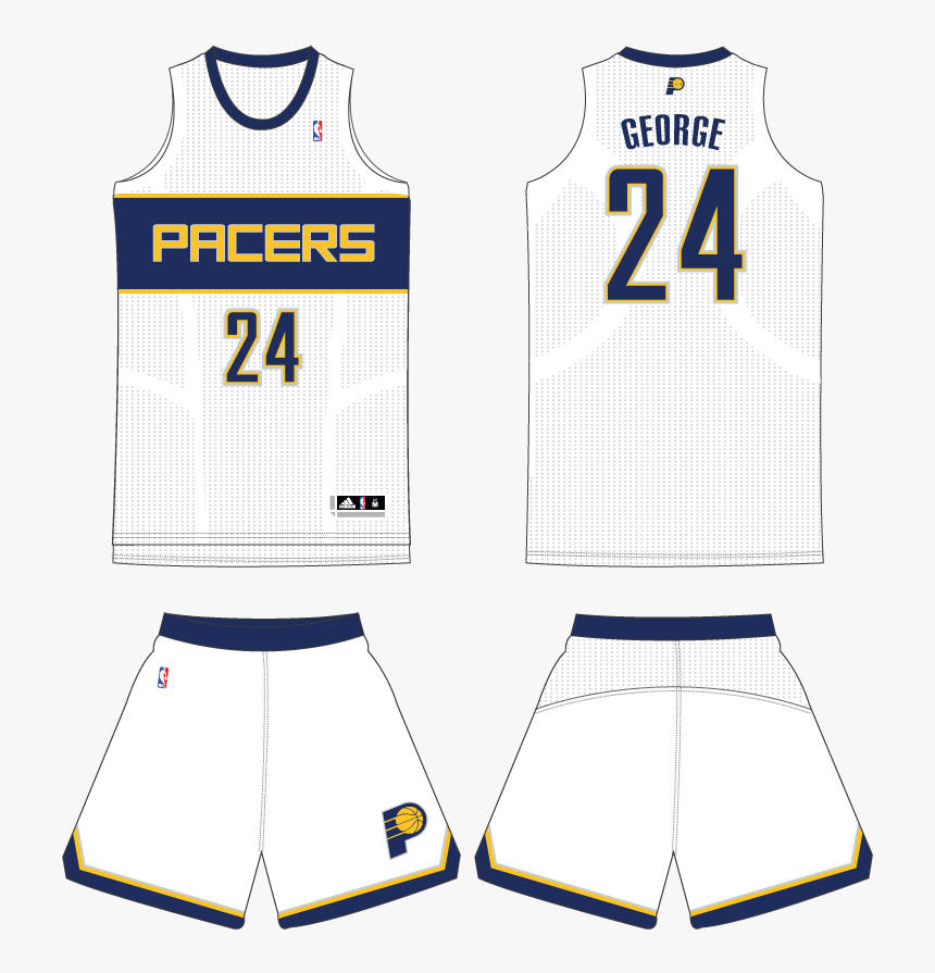 Pacersretro Zps106c35da - Nba Pacers 24, HD Png Download