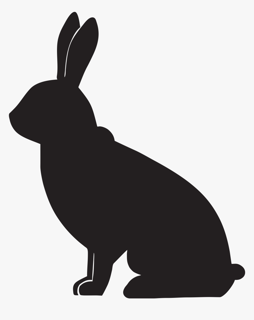 Rabbit Silhouette Png Clip Art Imageu200b Gallery Yopriceville, Transparent Png