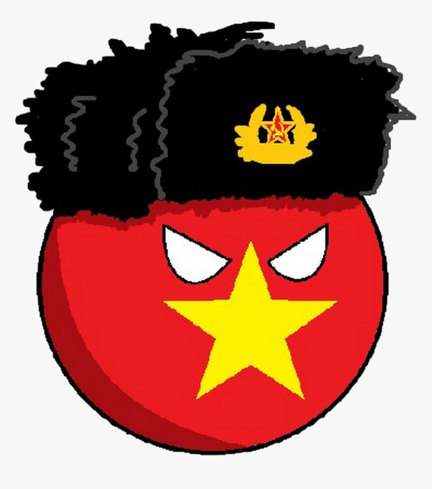 Transparent Vietnam Flag Png - Vietnam Countryball, Png Download