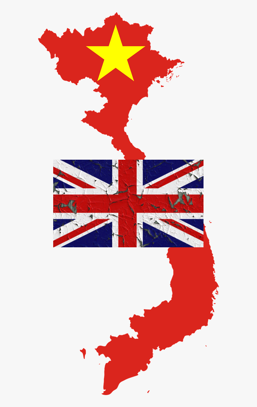 Here Are Some Common Mistakes Made By Vietnamese, Based - Vietnam Map With Flag, HD Png Download