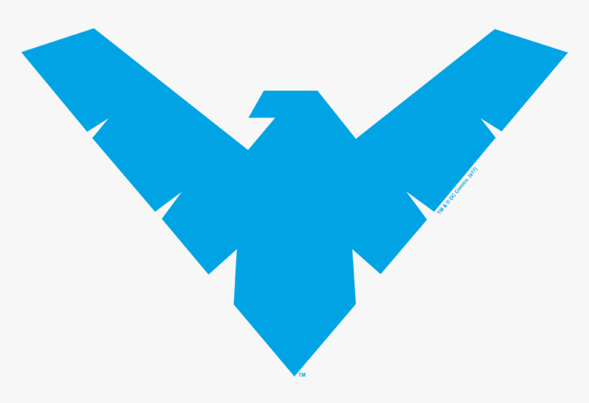 Batman Nightwing Symbol Baby Bodysuit - Nightwing Logo Png, Transparent Png