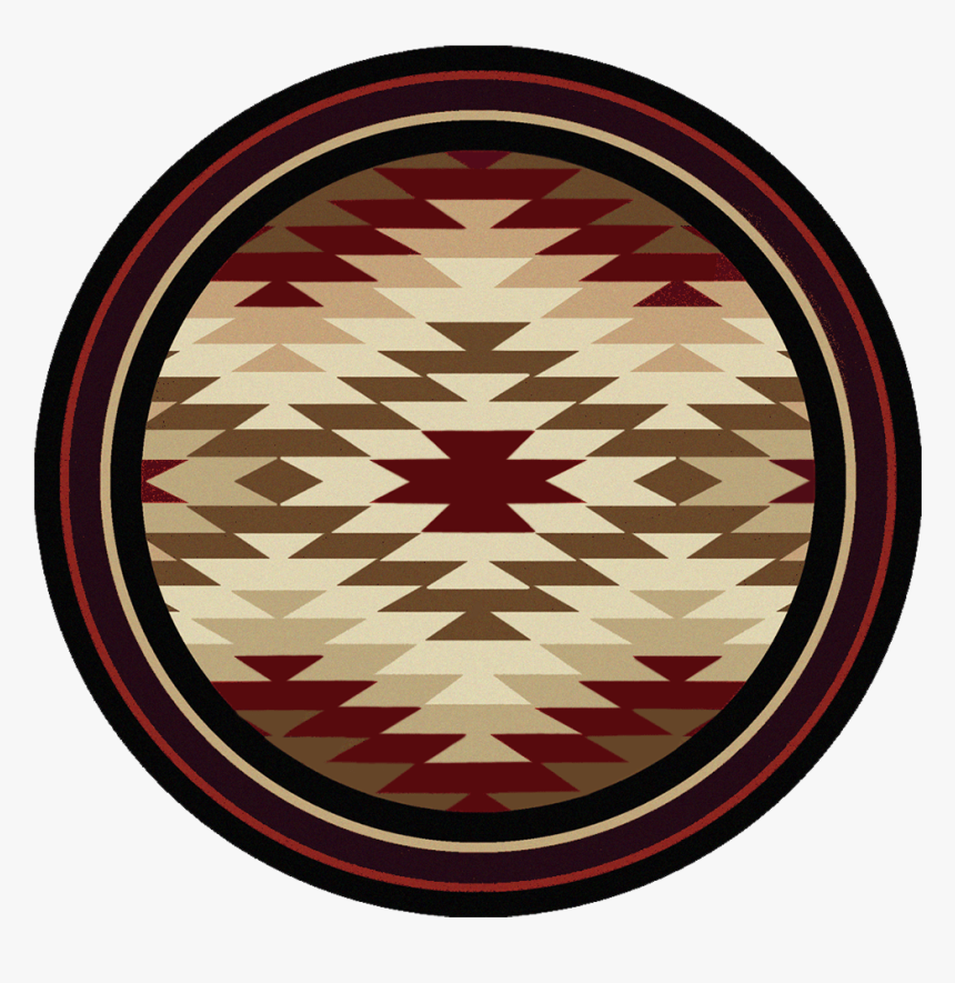 Starburst Red 8ft Round Rug - Carpet, HD Png Download