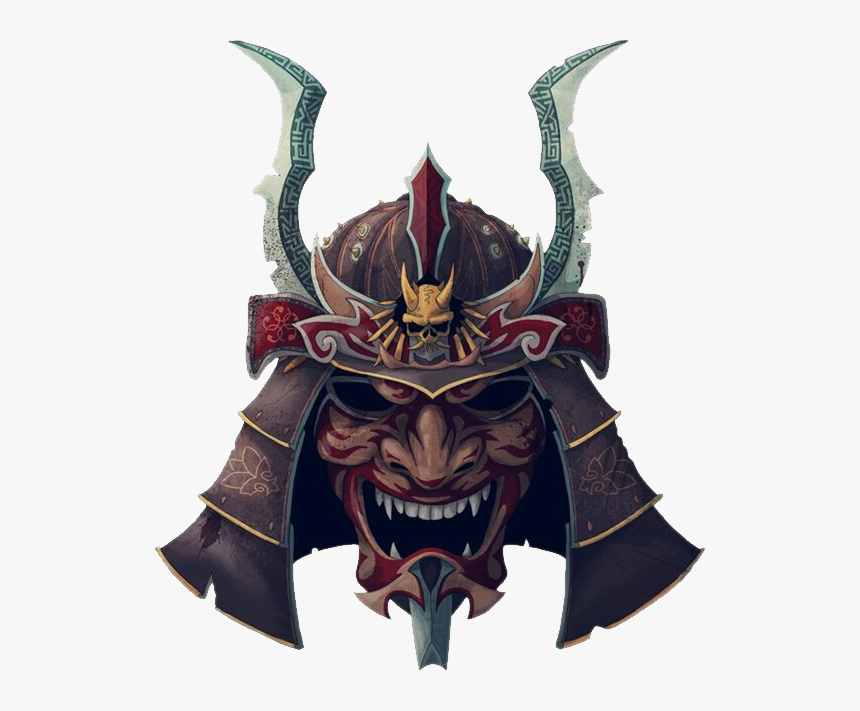 Samurai Png Images - Demon Samurai Mask, Transparent Png