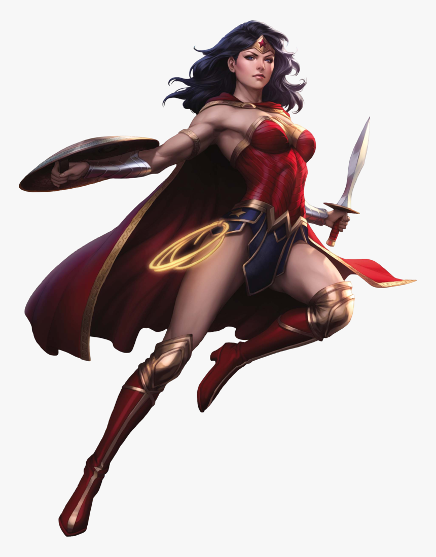 Wonder Woman Rebirth Render By Xxkyrarosalesxx-dbh1q05 - Artgerm Wonder Woman, HD Png Download