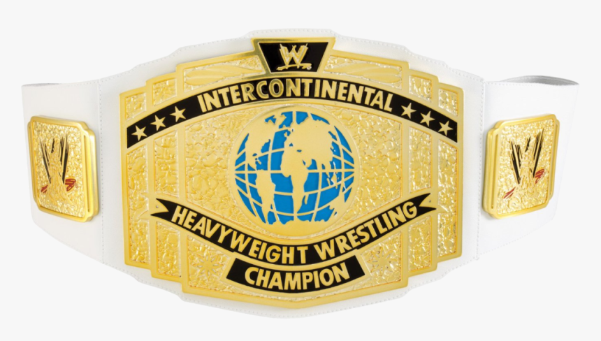 Transparent Championship Belt Png - Wwe Belt Intercontinental, Png Download