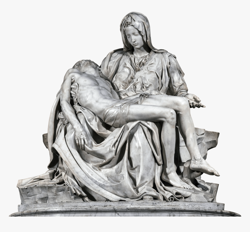 Pietà, 1499 Michelangelo - Saint Peter's Basilica, Pietà, HD Png Download