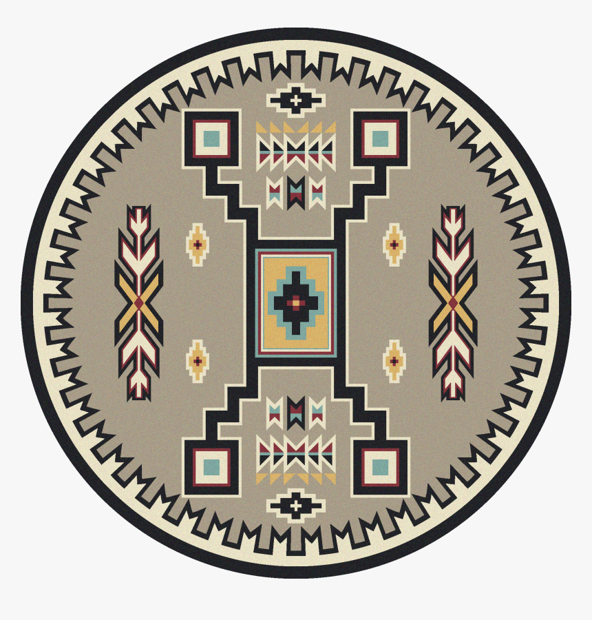 Old Crow Suede Turquoise 8ft Round Rug - Le Belmont Paris Hotel Logo, HD Png Download
