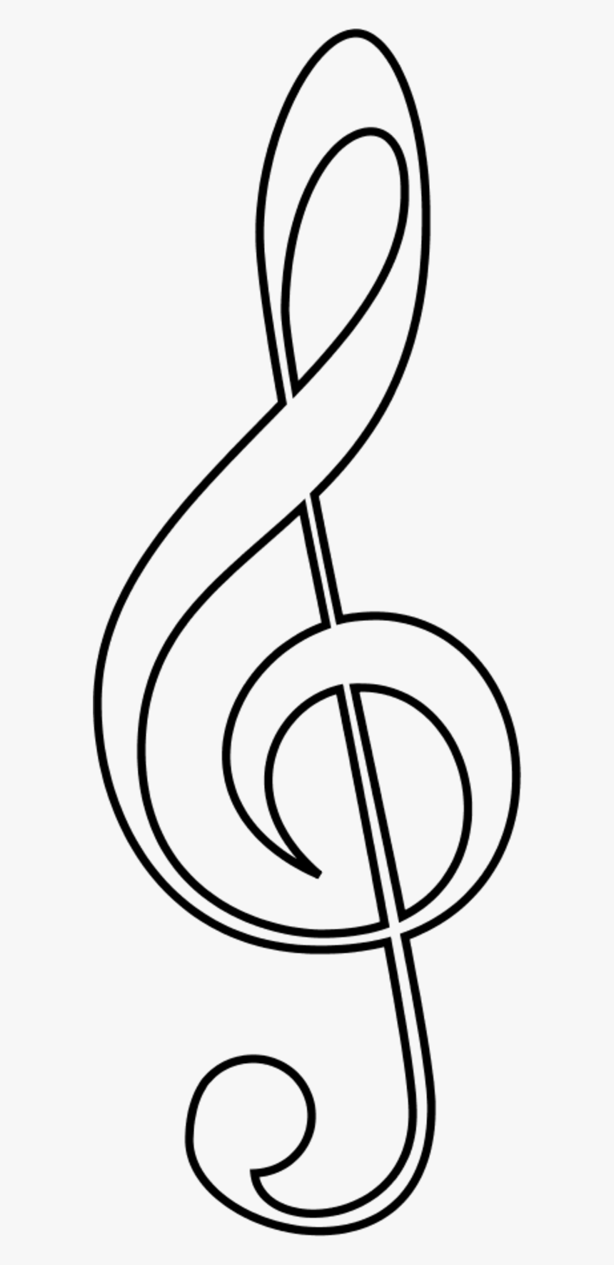 Vector Clip Art - Treble Clef Clip Art, HD Png Download