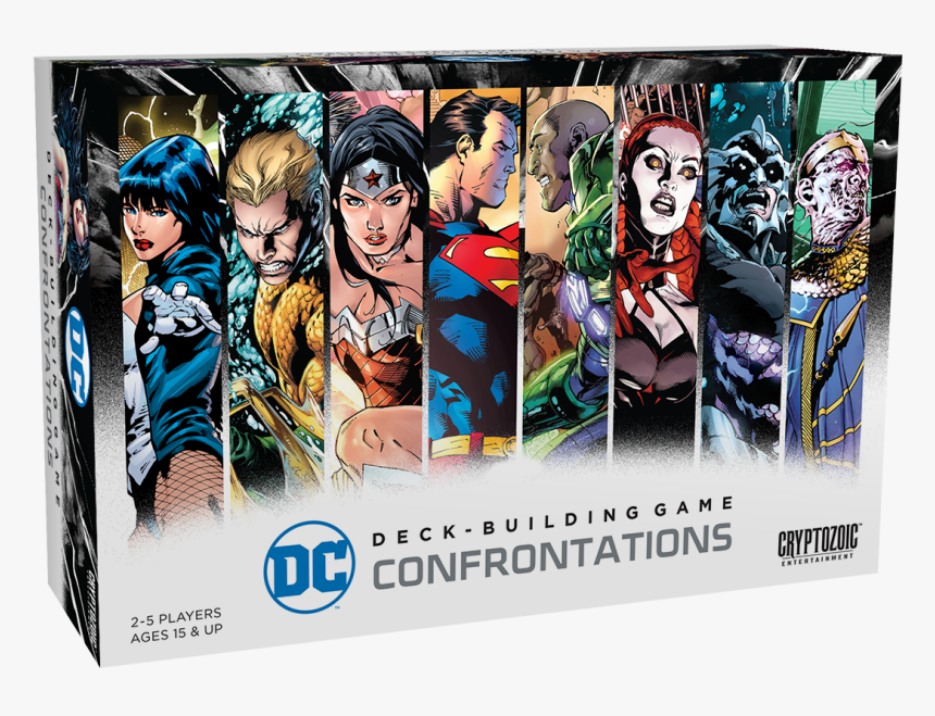 Dc Comics Deck-building Game - Dc Deck Building Confrontations, HD Png Download