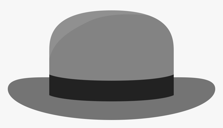 Bowler Hat Clip Arts - Grey Hat Png, Transparent Png