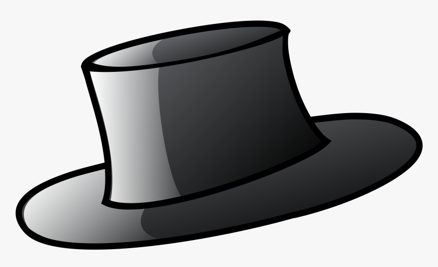 Fashion Accessory,hat,black And White - Small Hat Clip Art, HD Png Download