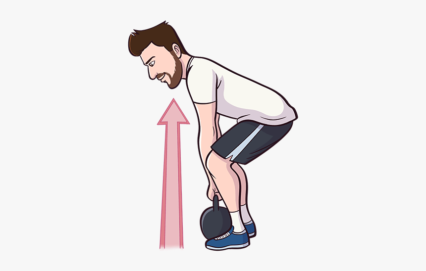 Kettlebell Deadlift Avatar - Exercise, HD Png Download