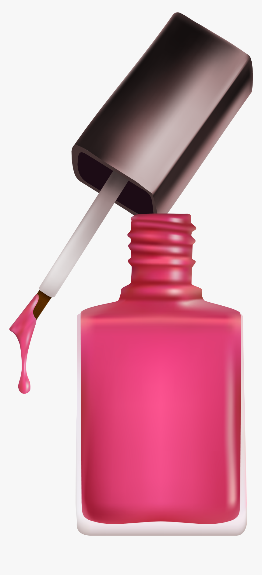 Open Pink Polish Png - Nail Polish Png, Transparent Png