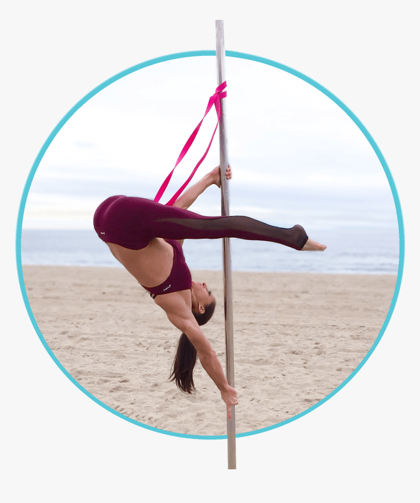 Aerial Deadlift - Resistance Band Pole Dance, HD Png Download