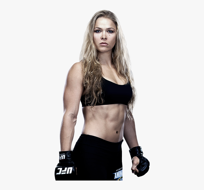 Ronda Rousey Black Background, HD Png Download