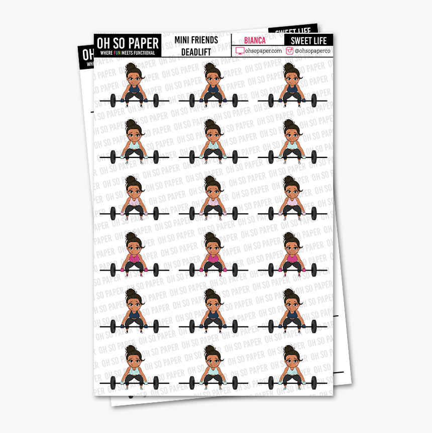 Mini Friends Deadlift - Girl, HD Png Download