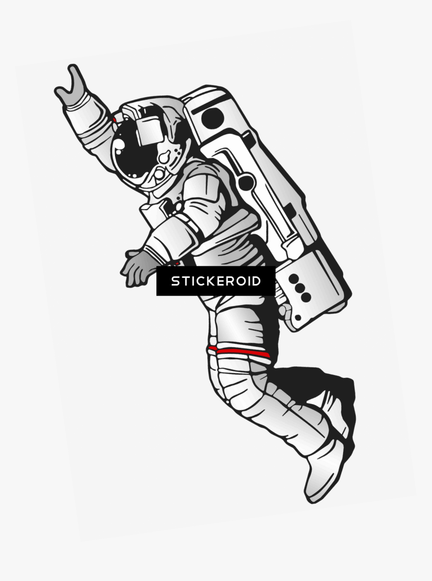Line Art,astronaut,fictional Book, HD Png Download