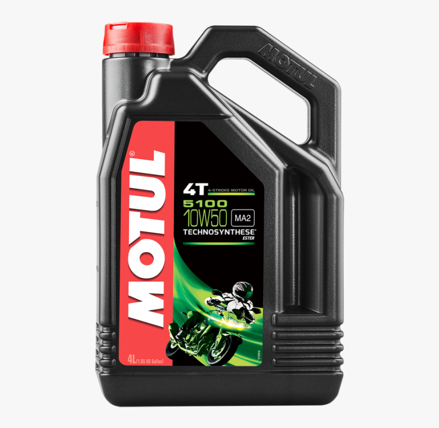 Motul 5100 4t Ester Oil 10w-50 4l, HD Png Download