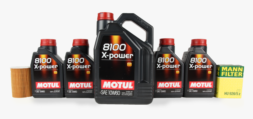 Motul 8100 X-power 10w60 - Bottle, HD Png Download