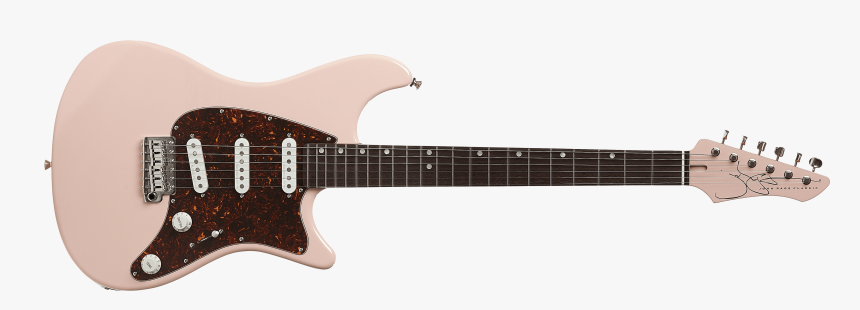 Faded Shell Pink - Fender Matching Headstock Stratocaster, HD Png Download