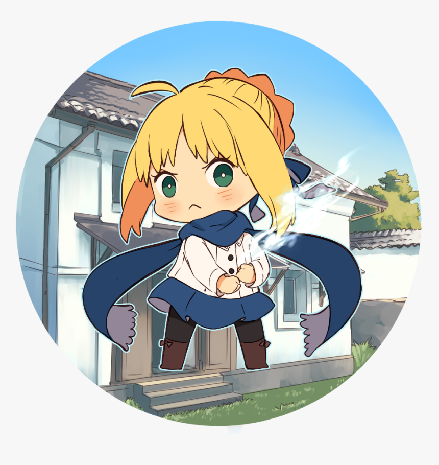 Chibi Saber Fate Stay Night, HD Png Download