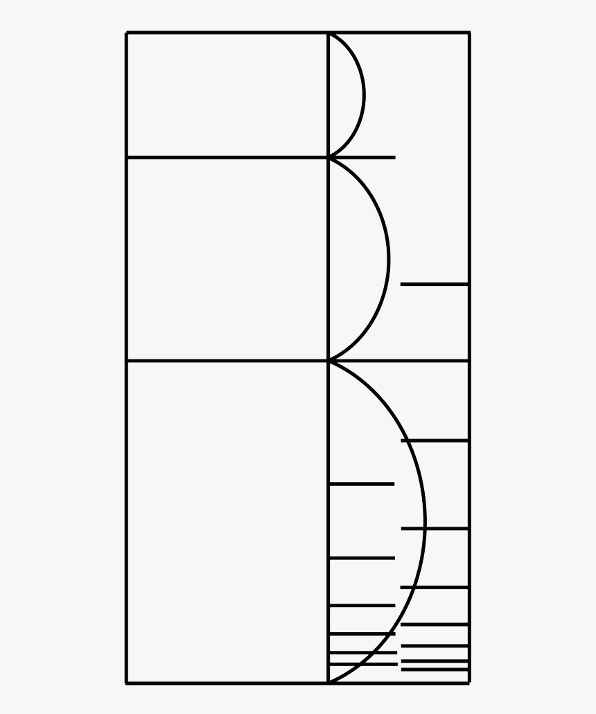 Modulor Antropometrične Mere Zlati Rez - Line Art, HD Png Download