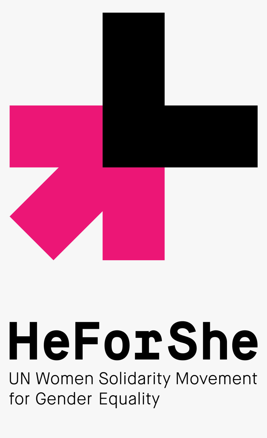 Heforshe Logo Badge Withtagline Use On White - Png Logo Heforshe Hd, Transparent Png