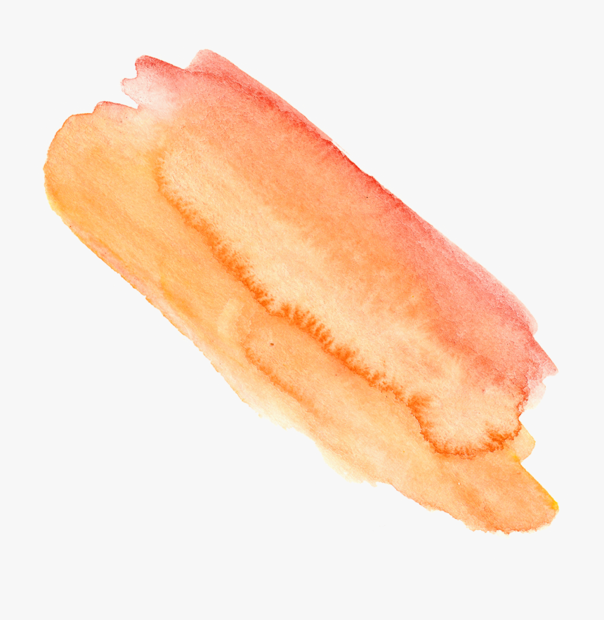 Watercolor Splash Png - Watercolor Splash Png Orange, Transparent Png