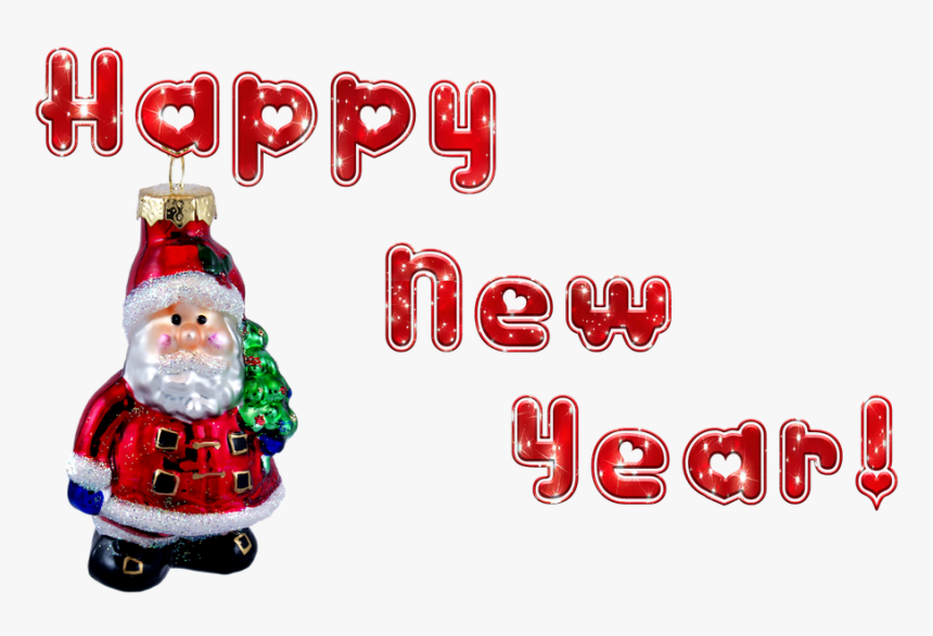 New Year S Eve, Santa Claus, Transparent Background - วัน ปี ใหม่ ซาน ต้า, HD Png Download