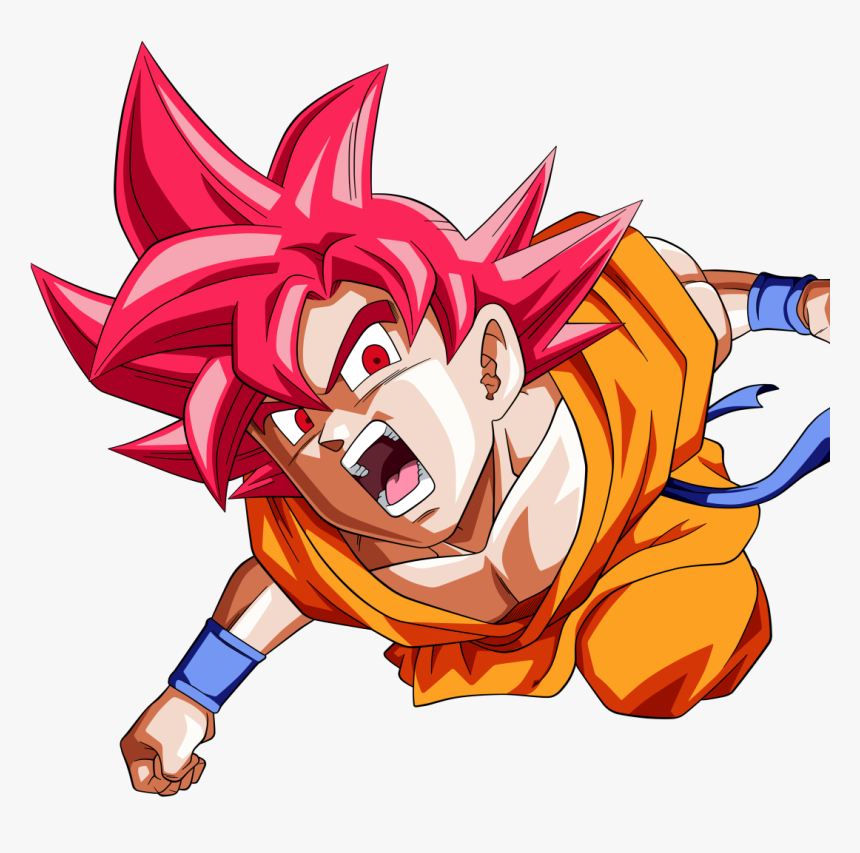 Goku Gt Ssj God, HD Png Download