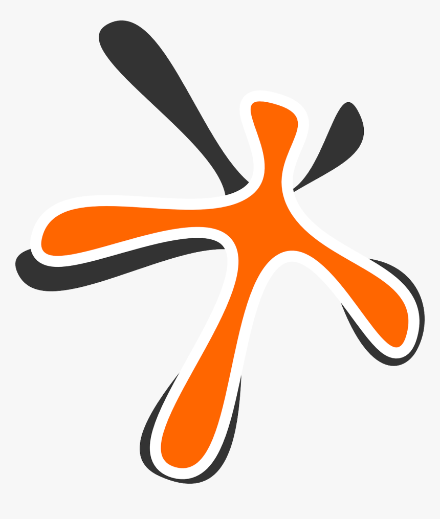 Black And Orange Graphics, HD Png Download