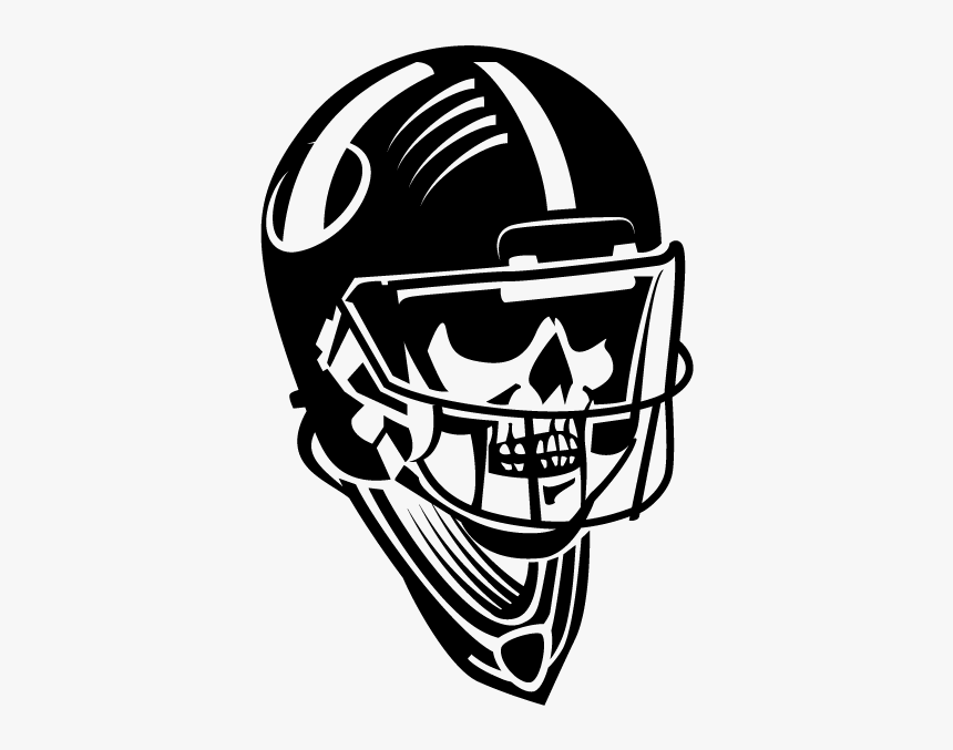 Skull American Football Football Helmet Euclidean Vector - Skull Football Helmet Drawing, HD Png Download