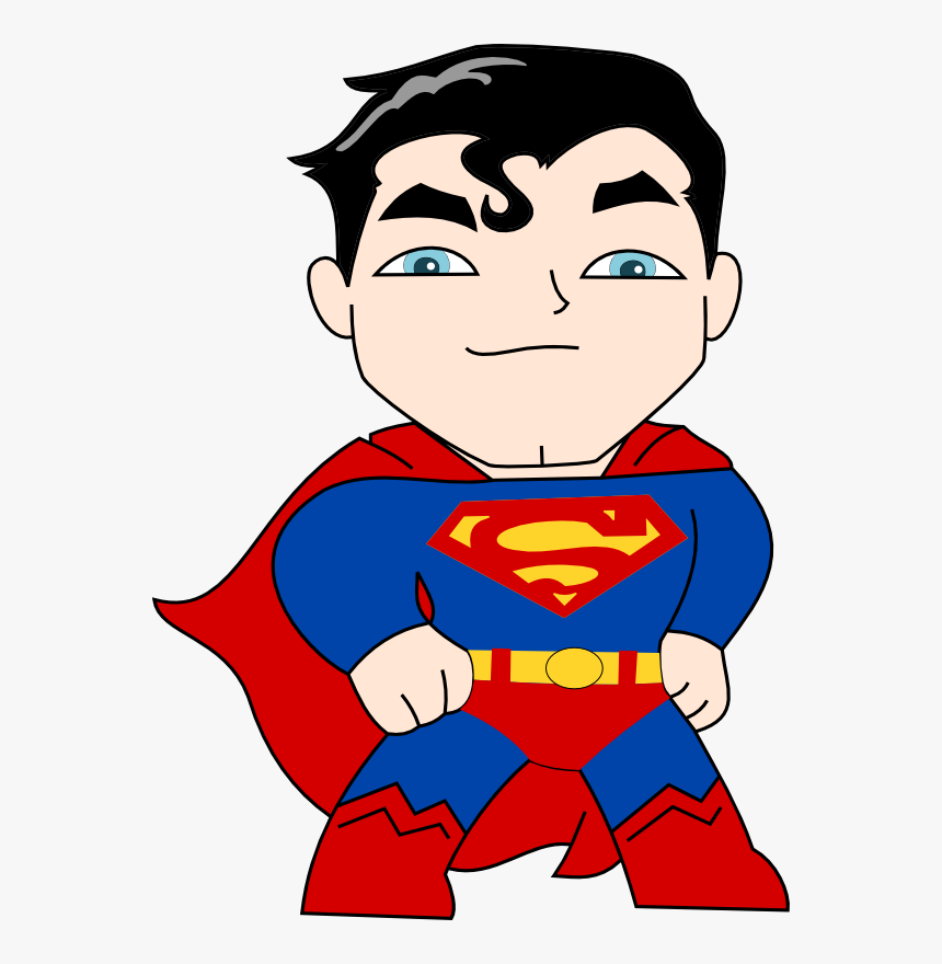 Look Up In The Sky It S A Bird It S A Plane It S - Superman Chibi Png, Transparent Png