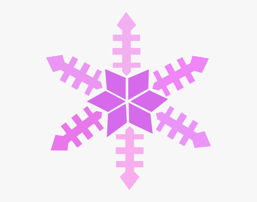 Small Snowflake Clipart - Purple Snowflake Clip Art, HD Png Download