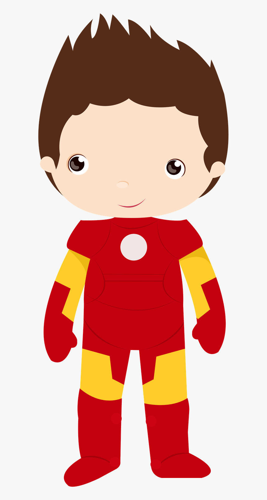 Ironman Clipart Iaon - Iron Man Cute Clipart, HD Png Download