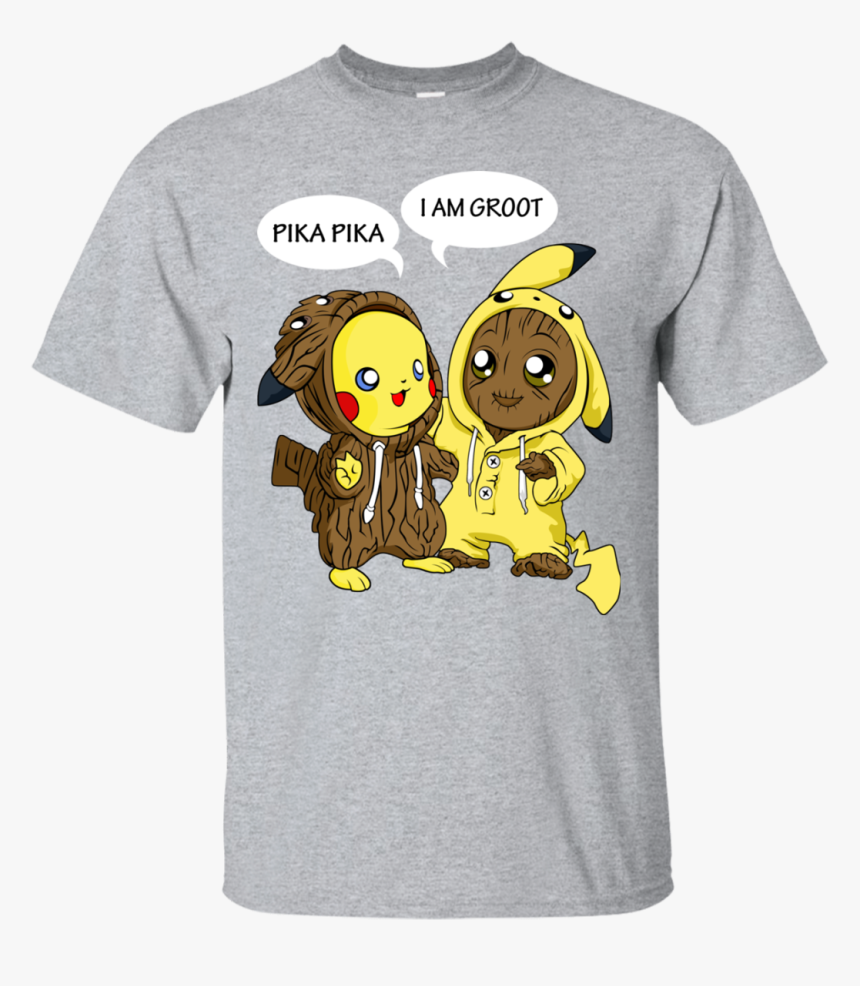 Pikachu Swap Groot - Teach The Cutest Pumpkins In The Patch Shirt, HD Png Download