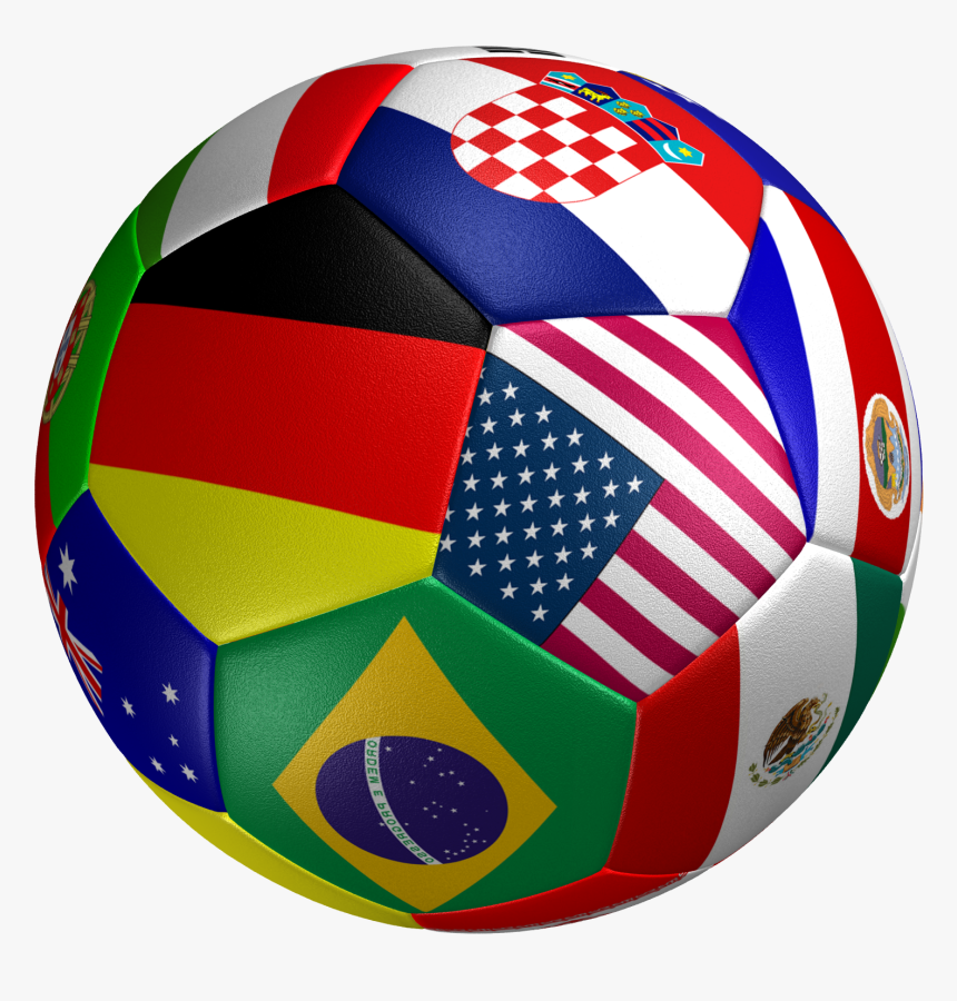 Flag Futebol Promotional Soccer Ball - Soccer Ball With Countries, HD Png Download