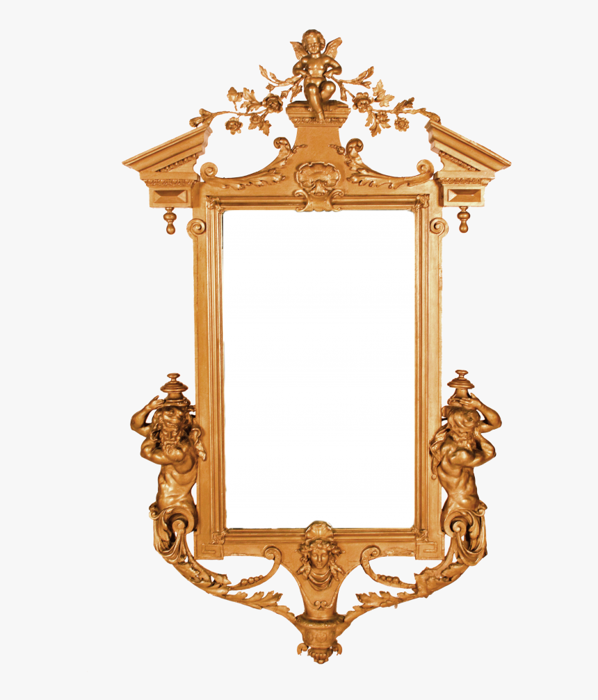 Antique Mirror Png, Transparent Png