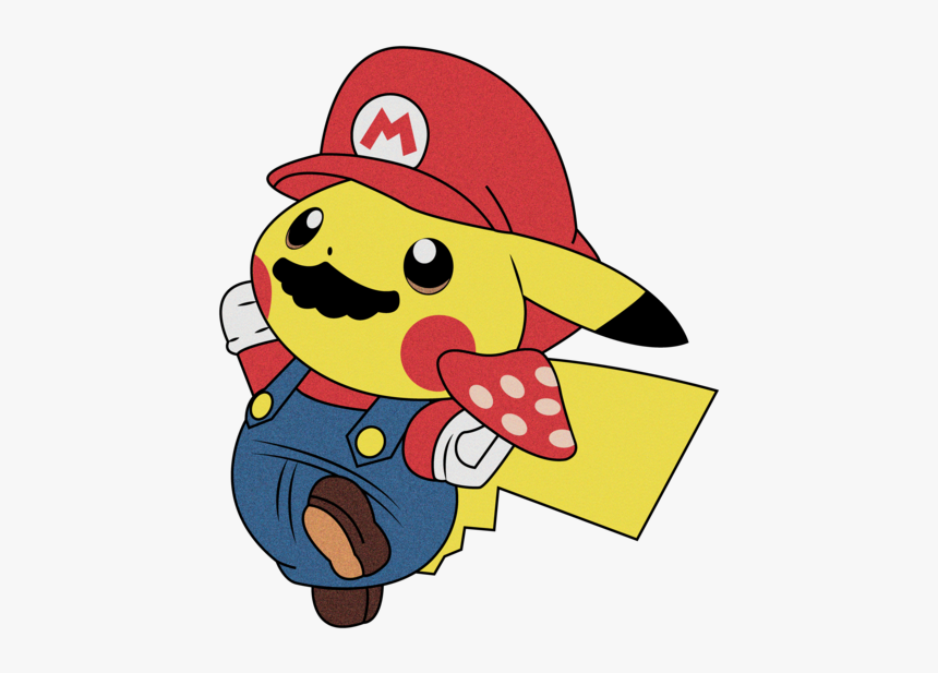 Pika Mario, HD Png Download