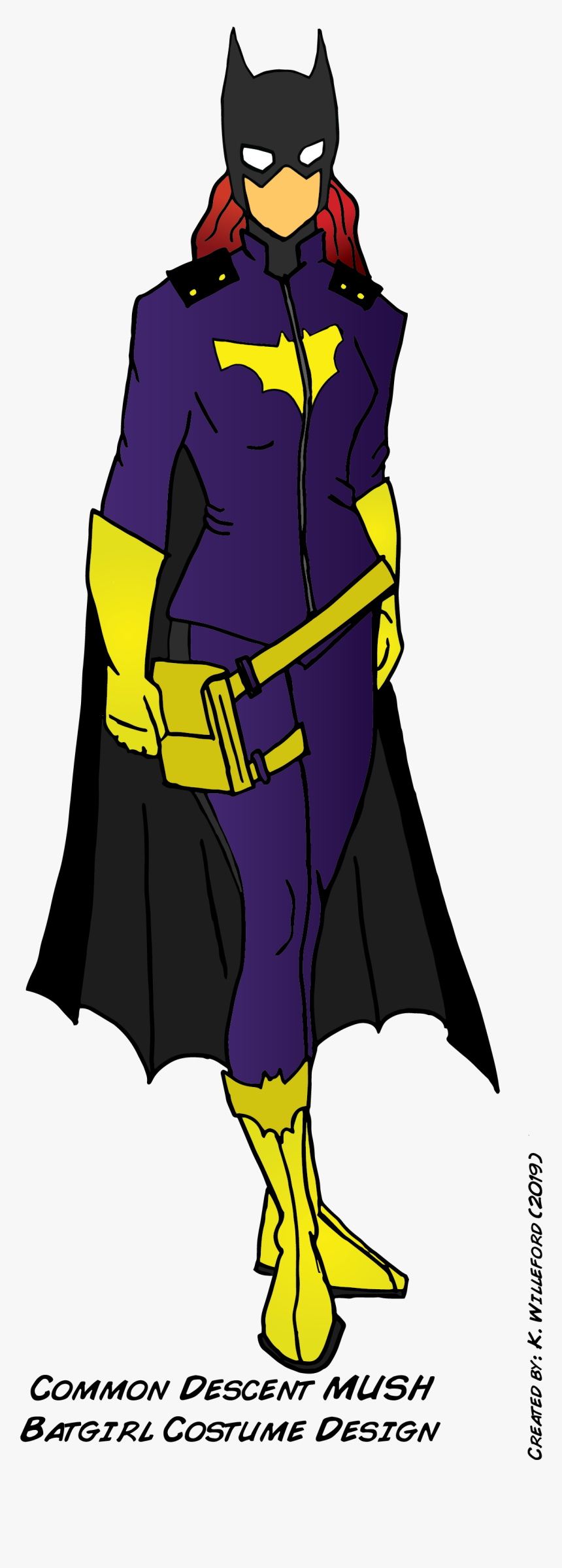 Cdbatgirlcostume - Cartoon, HD Png Download